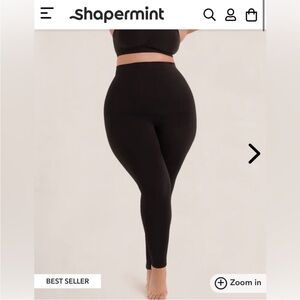 Shapermint Black High-Rise Sculpting Leggings